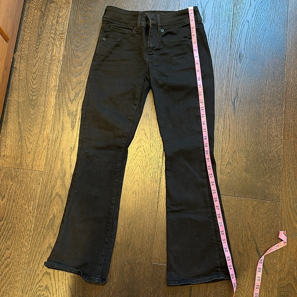 Black American Eagle Kick Boot Jeans - Picture 3 of 7
